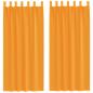 Preview: Voile Vorhänge mit Schlaufen 2 Stk. Orange 140x245 cm