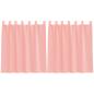 Preview: Voile Vorhänge mit Schlaufen 2 Stk. Rosa 140x140 cm