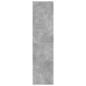 Preview: Kleiderschrank Betongrau 80x50x200 cm Holzwerkstoff