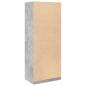 Preview: Kleiderschrank Betongrau 80x50x200 cm Holzwerkstoff