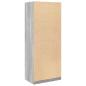 Preview: Kleiderschrank Grau Sonoma 80x50x200 cm Holzwerkstoff
