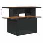 Preview: 10-tlg. Garten-Sofagarnitur mit Kissen Schwarz Poly Rattan