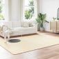 Preview: Teppich Shaggy Hochflor NAVARRA Creme 200x290 cm Polyester