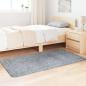 Preview: Teppich Shaggy Hochflor NAVARRA Hellgrau 80x150 cm Polyester