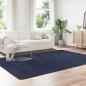 Preview: Teppich Shaggy Hochflor NAVARRA Marineblau 200x290 cm Polyester