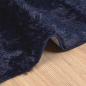 Preview: Teppich Shaggy Hochflor NAVARRA Marineblau 200x290 cm Polyester