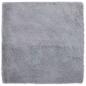 Preview: Teppich Shaggy Hochflor NAVARRA Hellgrau 120x120 cm Polyester