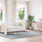 Preview: ARDEBO.de - Teppich Shaggy Hochflor NAVARRA Hellgrau 240x340 cm Polyester