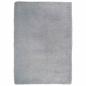 Preview: Teppich Shaggy Hochflor NAVARRA Hellgrau 240x340 cm Polyester
