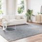 Preview: Teppich Shaggy Hochflor NAVARRA Hellgrau 240x340 cm Polyester