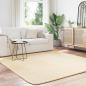 Preview: Teppich Shaggy Hochflor NAVARRA Creme 200x200 cm Polyester