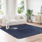 Preview: Teppich Shaggy Hochflor NAVARRA Marineblau 240x240 cm Polyester