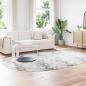 Preview: Teppich Shaggy Hochflor NAVARRA Silbergrau 300x200 cm Polyester
