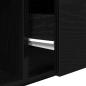 Preview: TV-Schrank Schwarz Eichen-Optik 60x31x25,5 cm Holzwerkstoff