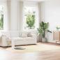 Preview: ARDEBO.de - Teppich Shaggy Hochflor NAVARRA Creme 300x200 cm Polyester