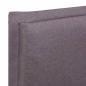 Preview: Bettgestell ohne Matratze Taupe Stoff 90x200 cm