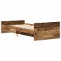 Preview: Bettgestell ohne Matratze Altholz-Optik 100x200cm Holzwerkstoff