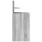 Preview: Nachttische mit 2 Schubladen 2 Stk. Grau Sonoma 38x34x80 cm