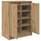 Preview: Schuhschrank Artisan-Eiche 57x34x76 cm Holzwerkstoff