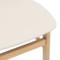 Preview: Esszimmerstühle mit Kissen 2 Stk. Massivholz Gummibaum
