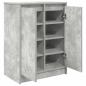 Preview: Schuhschrank Betongrau 57x34x76 cm Holzwerkstoff