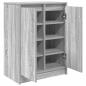 Preview: Schuhschrank Grau Sonoma 57x34x76 cm Holzwerkstoff