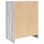 Preview: Schuhschrank Grau Sonoma 57x34x76 cm Holzwerkstoff