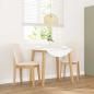 Preview: ARDEBO.de - Esszimmerstühle mit Kissen 2 Stk. Massivholz Gummibaum