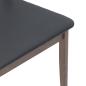 Preview: Esszimmerstühle mit Kissen 2 Stk. Braun Massivholz Gummibaum