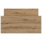Preview: Bettgestell ohne Matratze Artisan-Eiche 100x200cm Holzwerkstoff
