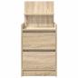 Preview: Nachttische mit 2 Schubladen 2 Stk. Sonoma-Eiche 38x34x80 cm