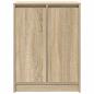 Preview: Schuhschrank Sonoma-Eiche 57x34x76 cm Holzwerkstoff
