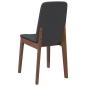 Preview: Esszimmerstühle mit Kissen 2 Stk. Braun Massivholz Gummibaum