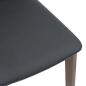 Preview: Esszimmerstühle mit Kissen 2 Stk. Braun Massivholz Gummibaum
