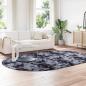 Preview: Teppich Shaggy Hochflor NAVARRA Dunkelgrau 300x200 cm Polyester