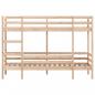Preview: Etagenbett ohne Matratze 90x200 cm Massivholz Kiefer