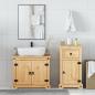Preview: 2-teiliges Badmöbel-Set "Corona" Massivholz Kiefer