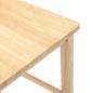 Preview: Barhocker 2 Stk. Natur Massivholz Gummibaum