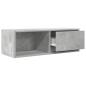 Preview: TV-Schrank Betongrau 80x31x25,5 cm Holzwerkstoff