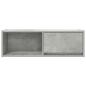 Preview: TV-Schrank Betongrau 80x31x25,5 cm Holzwerkstoff