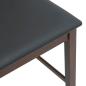 Preview: Barhocker mit Kissen 2 Stk. Braun Massivholz Gummibaum