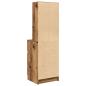 Preview: Nachttisch Altholz-Optik 39x35x125 cm Holzwerkstoff
