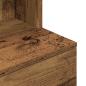 Preview: Nachttisch Altholz-Optik 39x35x125 cm Holzwerkstoff
