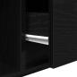 Preview: TV-Schrank Schwarz Eichen-Optik 80x31x25,5 cm Holzwerkstoff