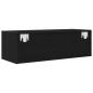 Preview: TV-Schrank Schwarz Eichen-Optik 80x31x25,5 cm Holzwerkstoff