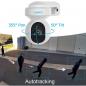 Preview: Reolink E Series E540 5 MP WLAN PTZ Dome Überwachungskamera, Personen- und Fahrzeugerkennung, integriertem Scheinwerfer und Sirene, weiß