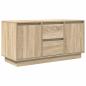 Preview: TV-Schrank mit LED-Leuchten Sonoma-Eiche 100x41x50 cm