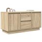 Preview: TV-Schrank mit LED-Leuchten Sonoma-Eiche 100x41x50 cm