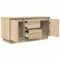 Preview: TV-Schrank mit LED-Leuchten Sonoma-Eiche 100x41x50 cm