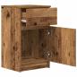 Preview: Nachttische 2 Stk. Altholz-Optik 39x35x65 cm Holzwerkstoff